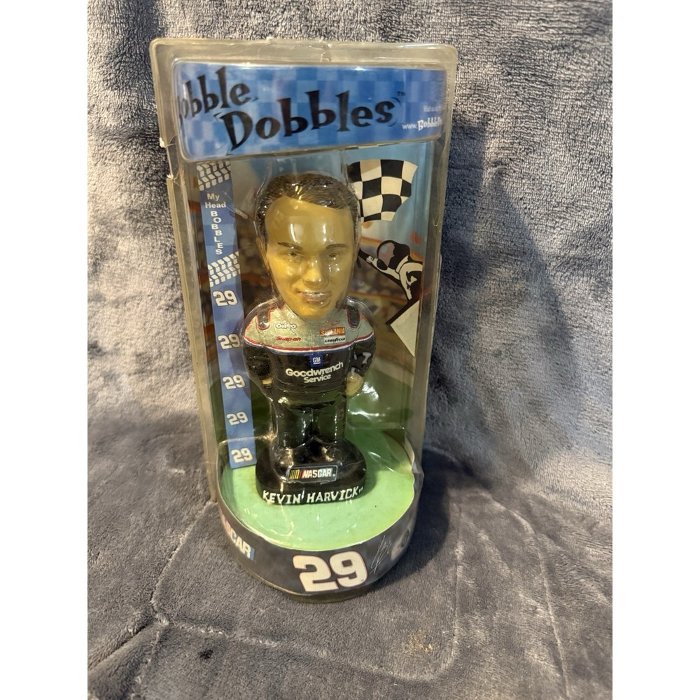 Bobble Dobbles Kevin Harvick Nascar 29 Bobble Head Figure. Top Open